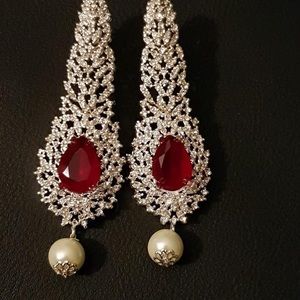 Beautiful earrings available in different colors.